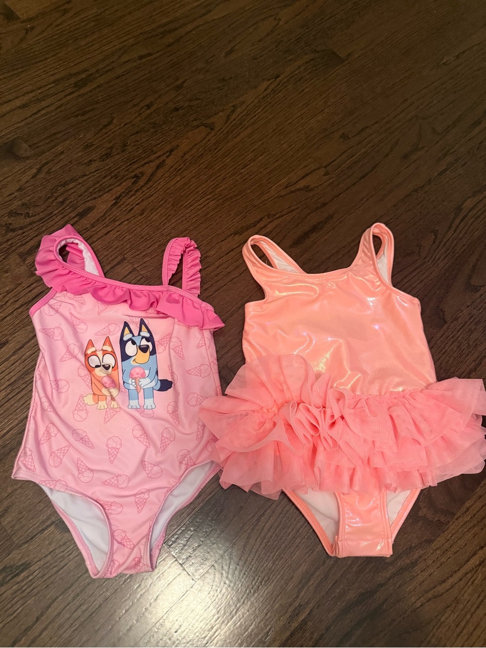 Bundle of 2 Girls' One-Piece Swimsuits